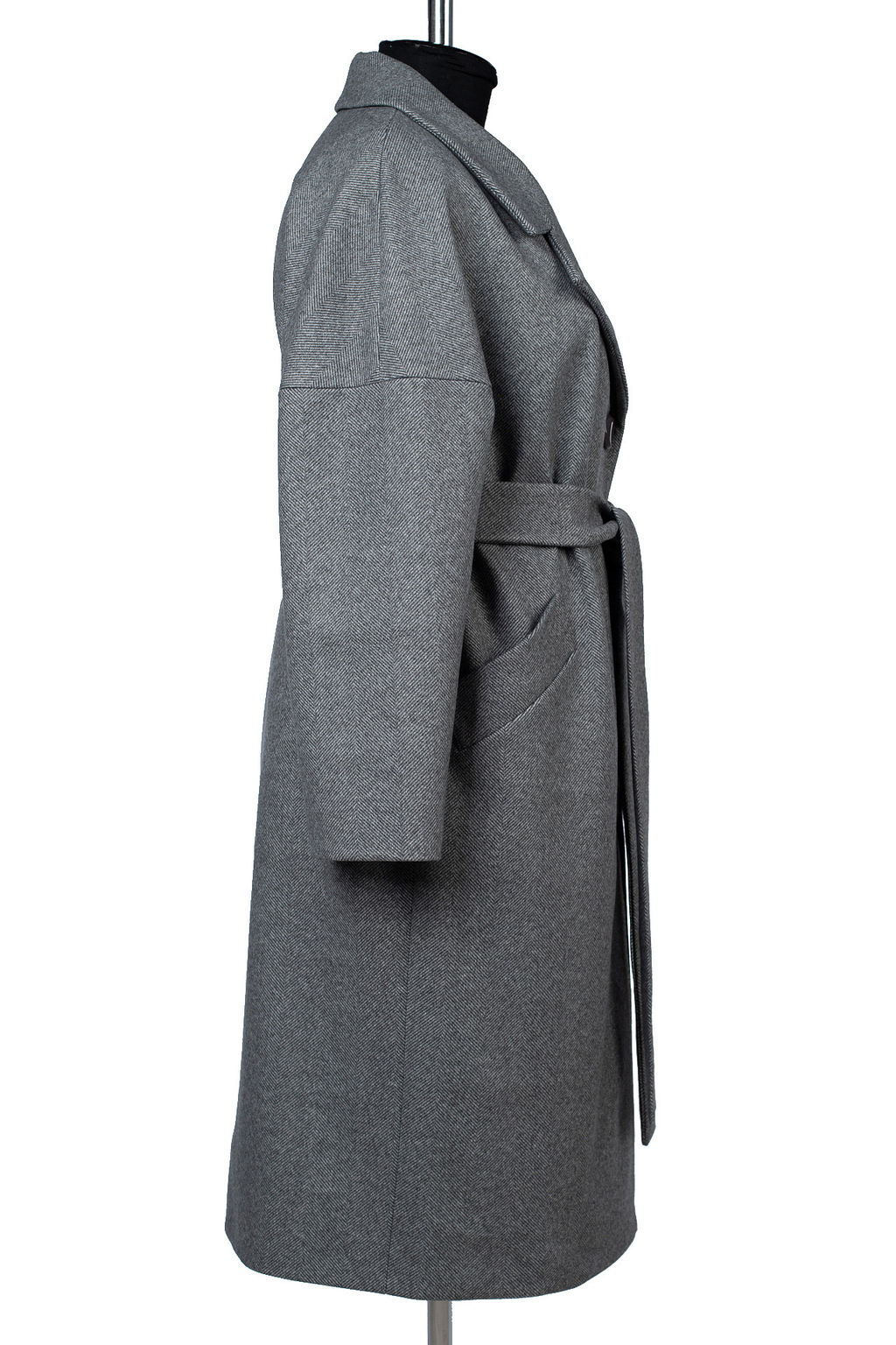 Пальто женское демисезонное (пояс) - El podio фото 9