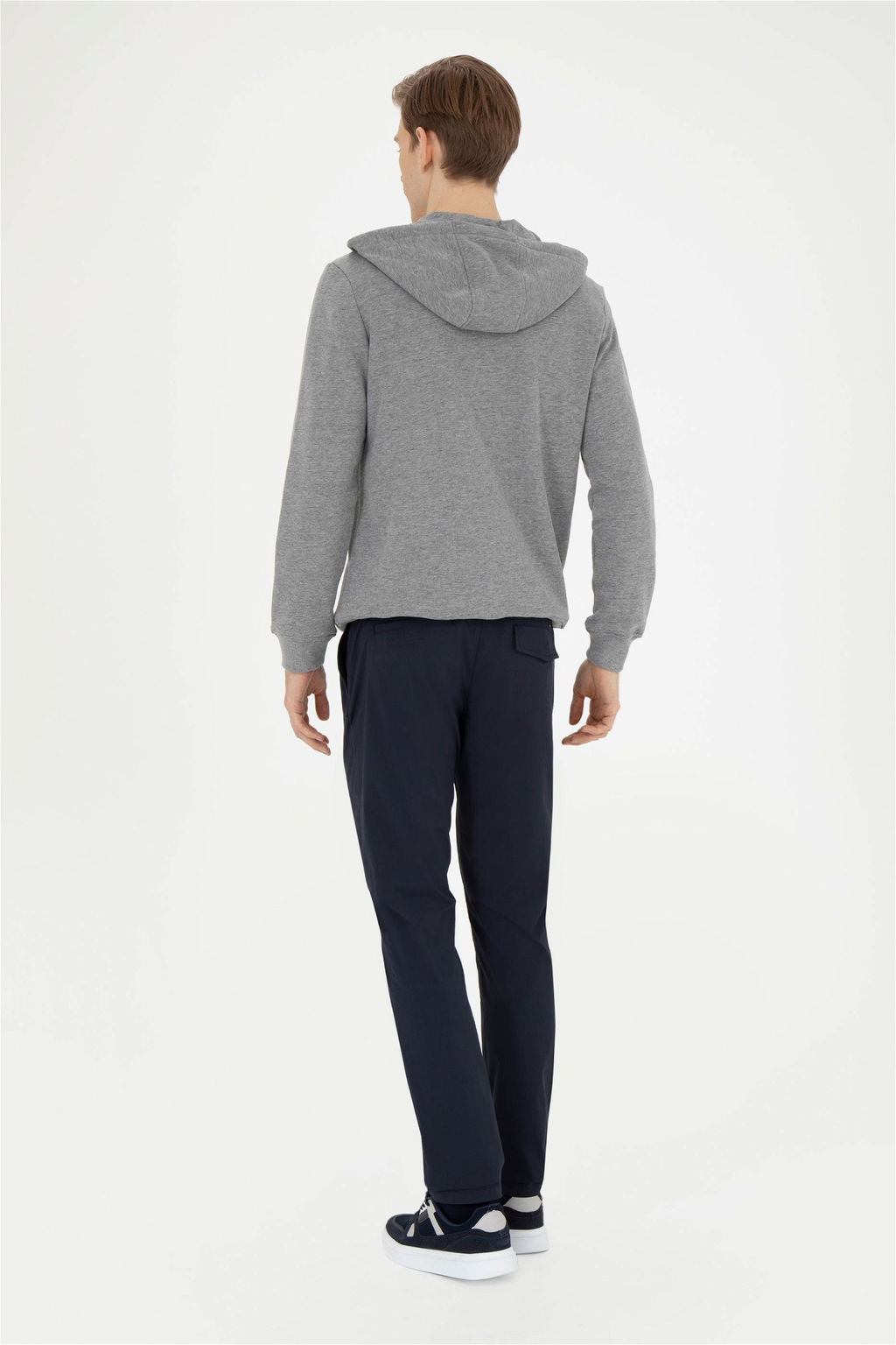 Мужские темно-синие брюки из плотной ткани - U.s. polo assn фото 4