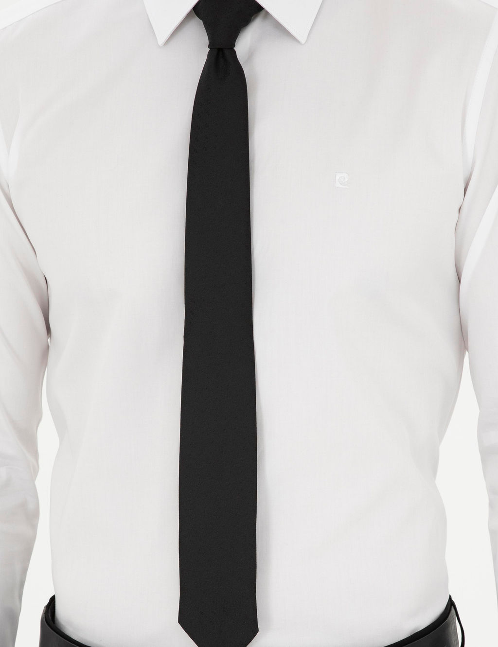 Beyaz Slim Fit Uzun Kollu Basic G_mlek - Pierre cardin фото 13