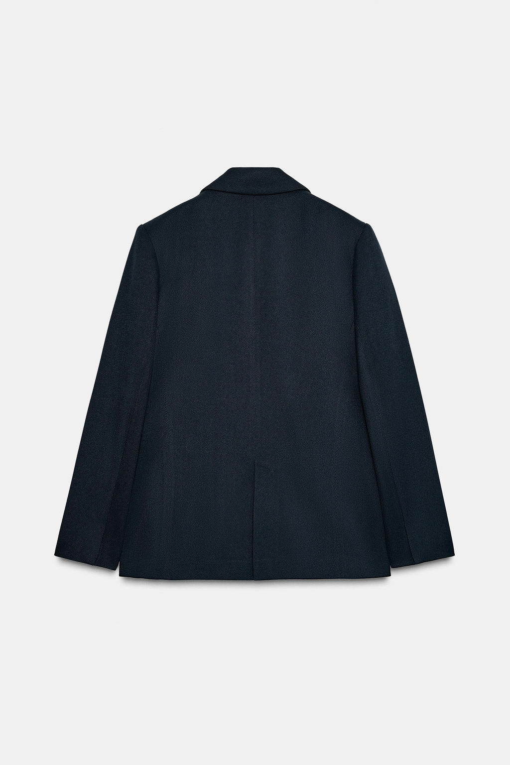 OVERSIZE DOUBLE-BREASTED TWILL BLAZER - Zara фото 8