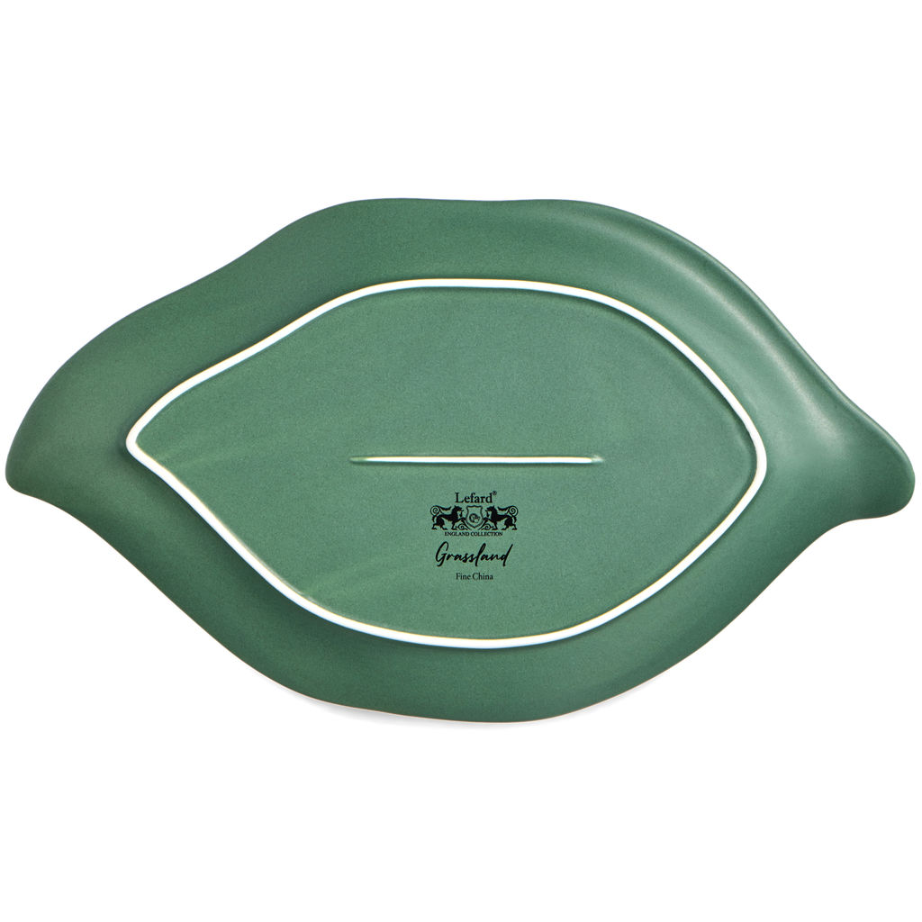 БЛЮДО LEFARD GRASSLAND В ФОРМЕ ЛИСТА 36,5*21*3 СМ  фото 5