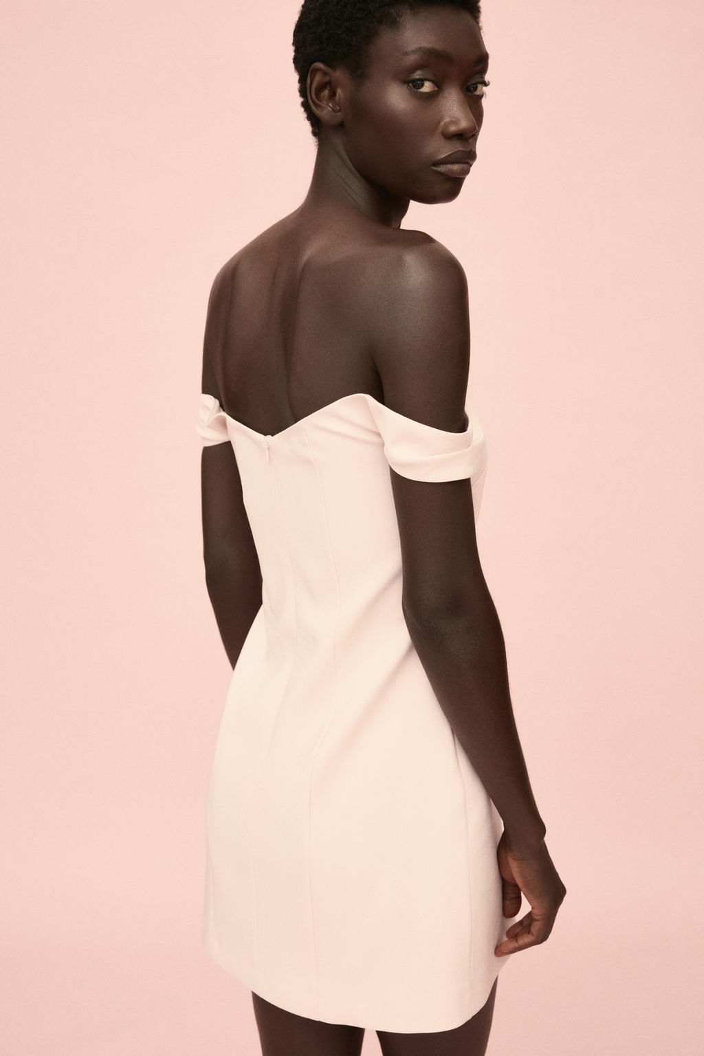 Vestido off-the-shoulder - H&m фото 7