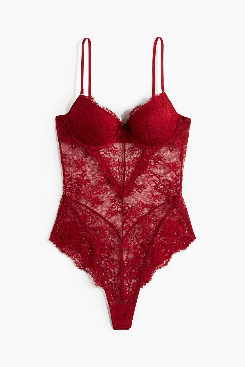 Body push-up de encaje - H&m фото 6