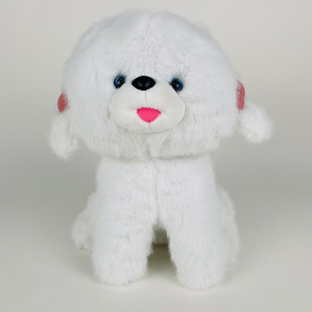 Мягкая игрушка Собака белая с бантиком 35 см (арт. 9599/35) - Storyland фото 3