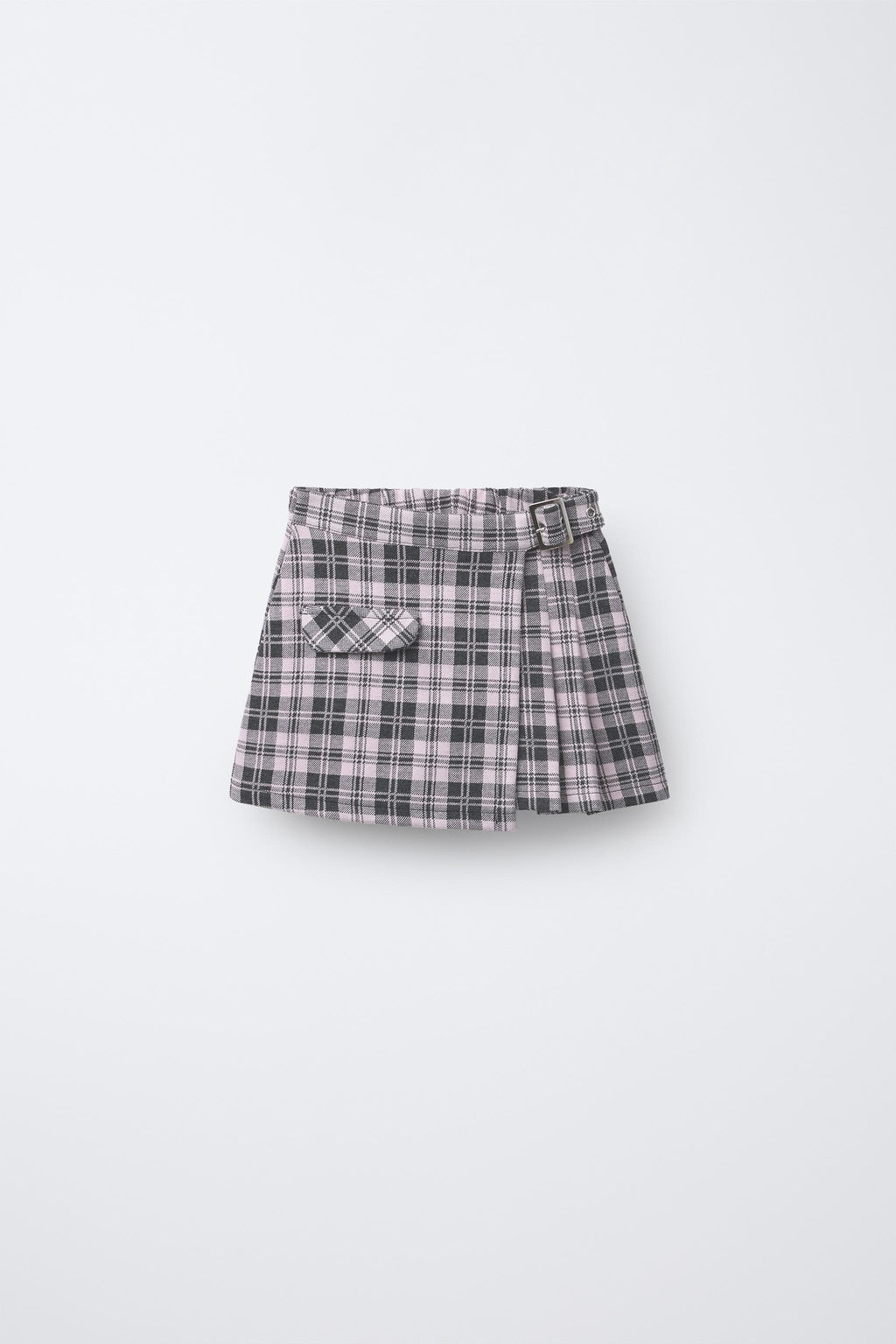 CHECK BERMUDA SKORT - Zara фото 5