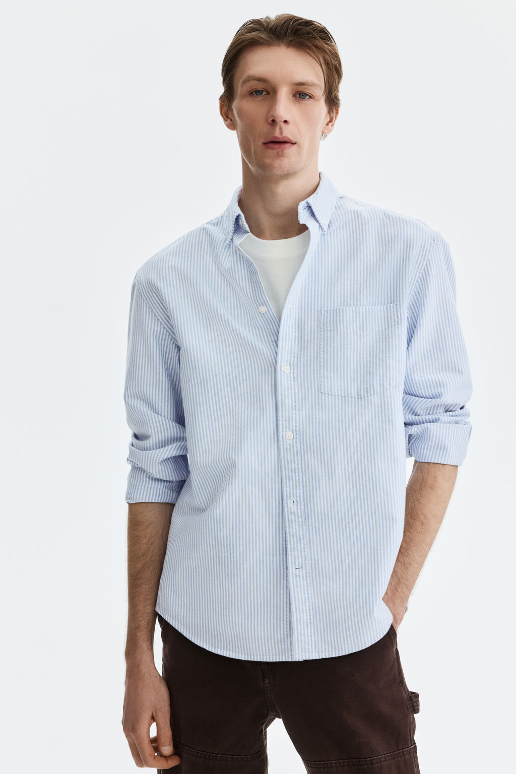 Camisa Oxford Regular Fit - H&m фото 10