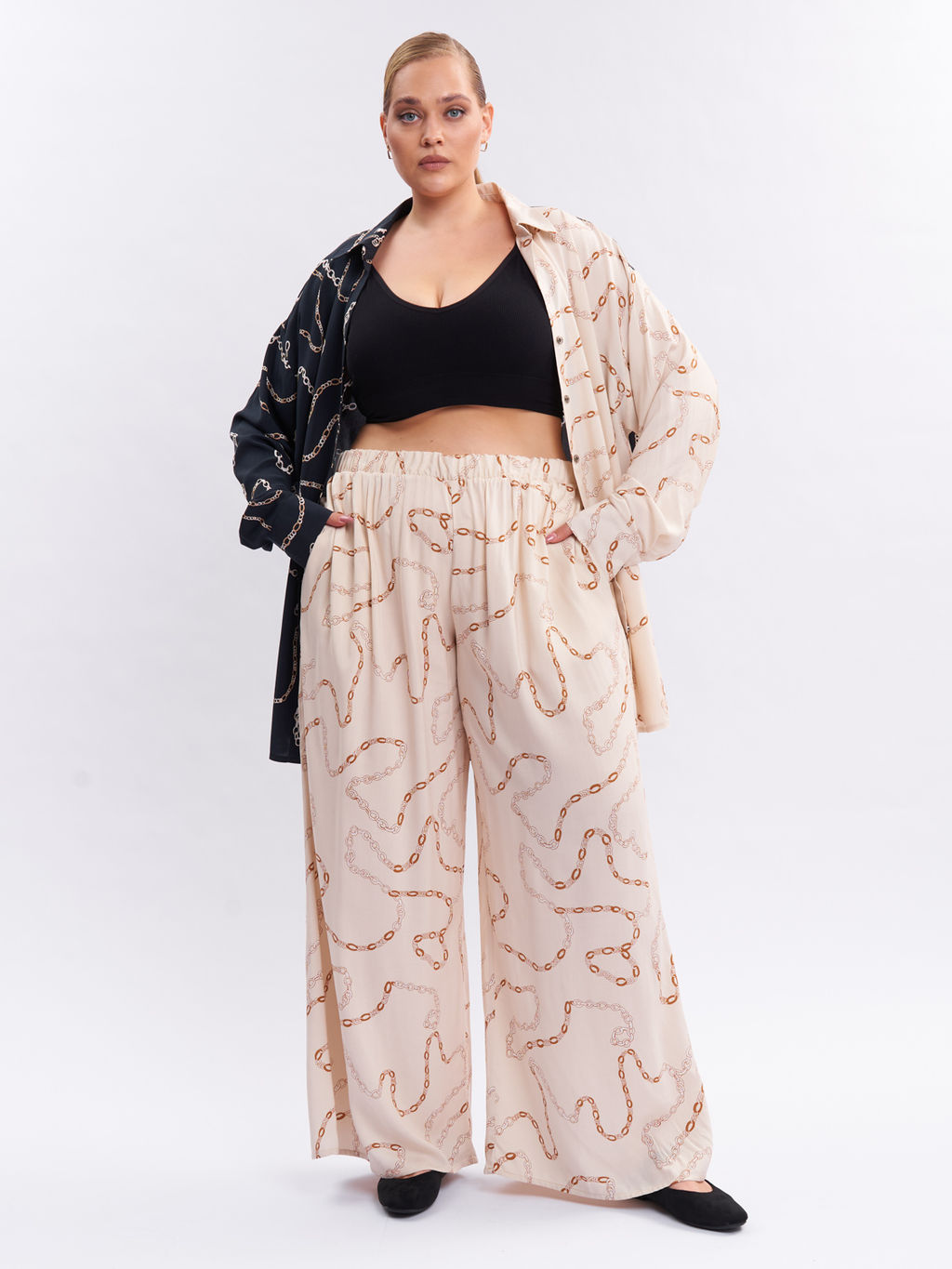 Брючный костюм с цепями TKO11804MLC03