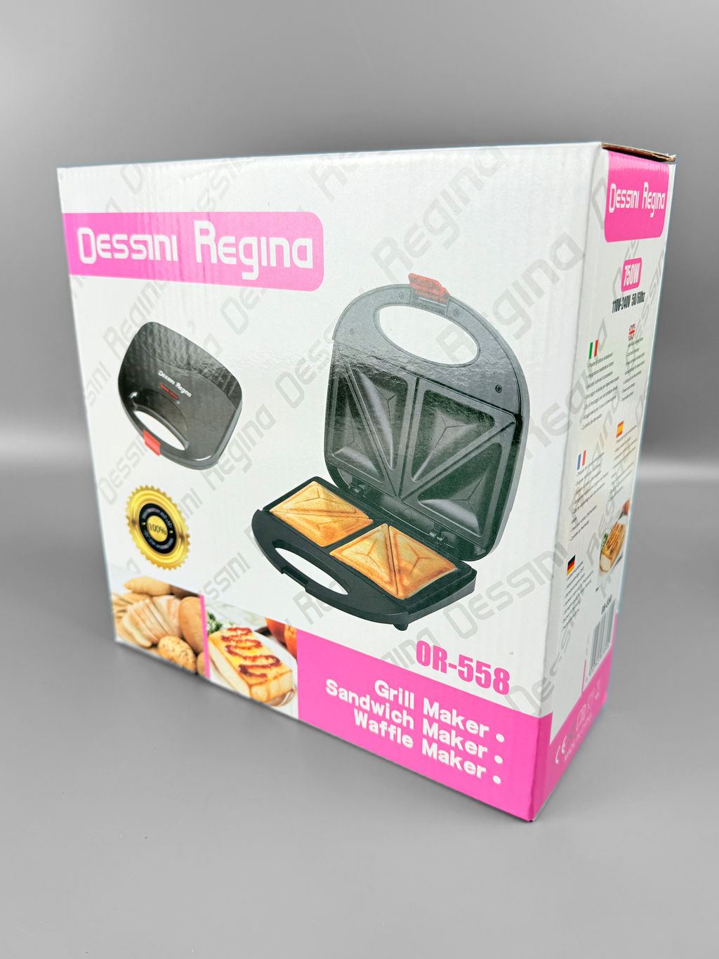 Сэндвичница электрическая, 1400Вт, 21 см Бакелитовый корпус, Термостойкое а/п OR-558 OLS-HC-20