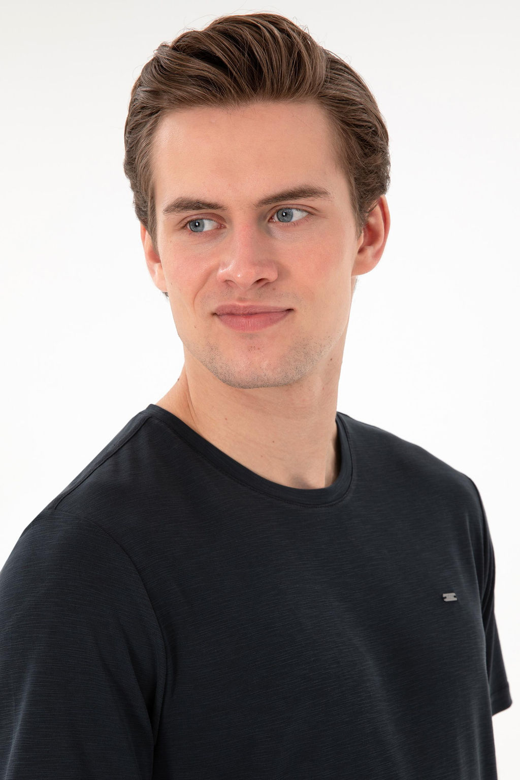 Erkek Regular Fit Bisiklet Yaka Modal Siyah Basic Ti__rt Sepette S_rpriz _ndirim - U.s. polo assn фото 2