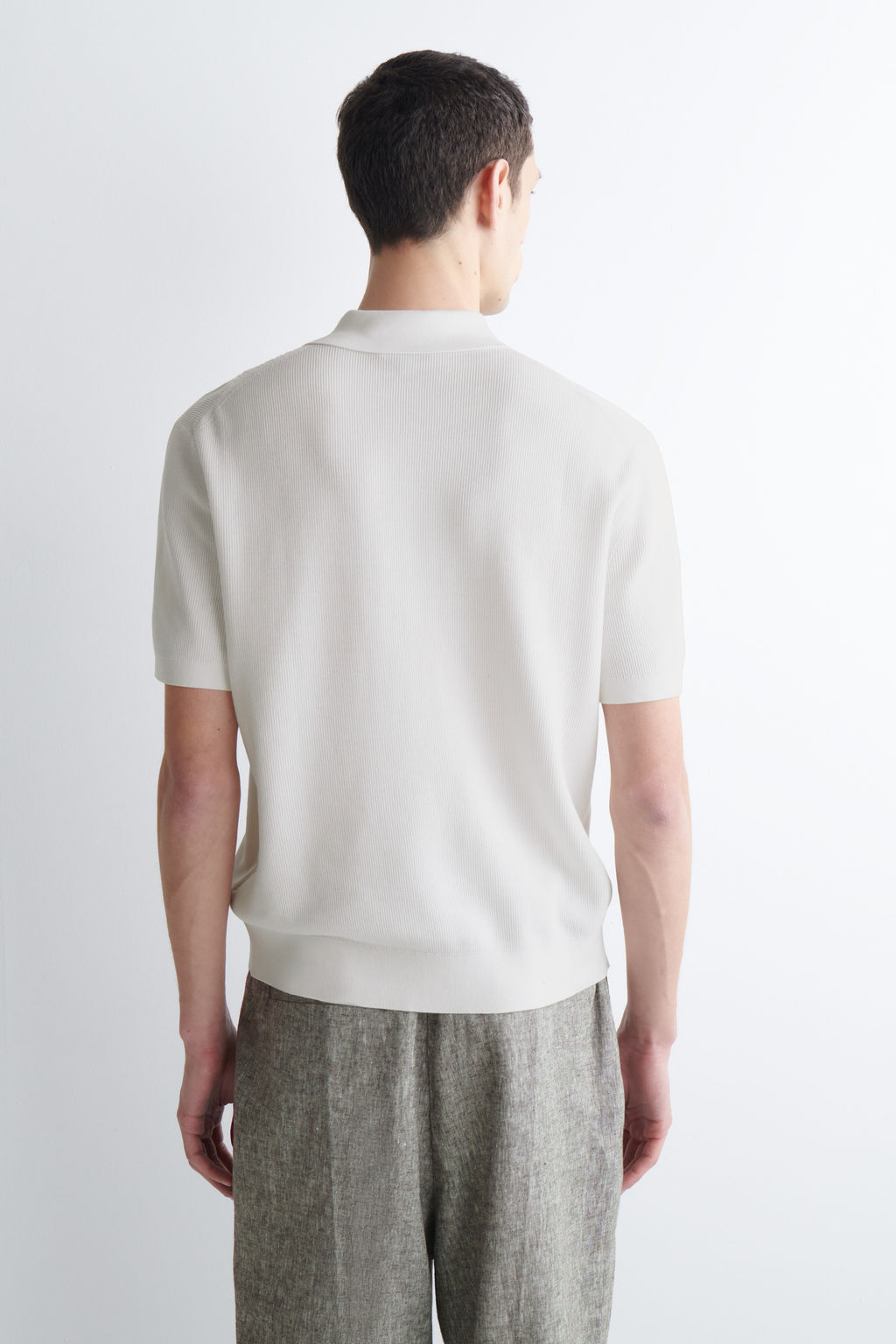 POLO DE ALGOD?N CON PANEL TEXTURIZADO - H&m фото 3