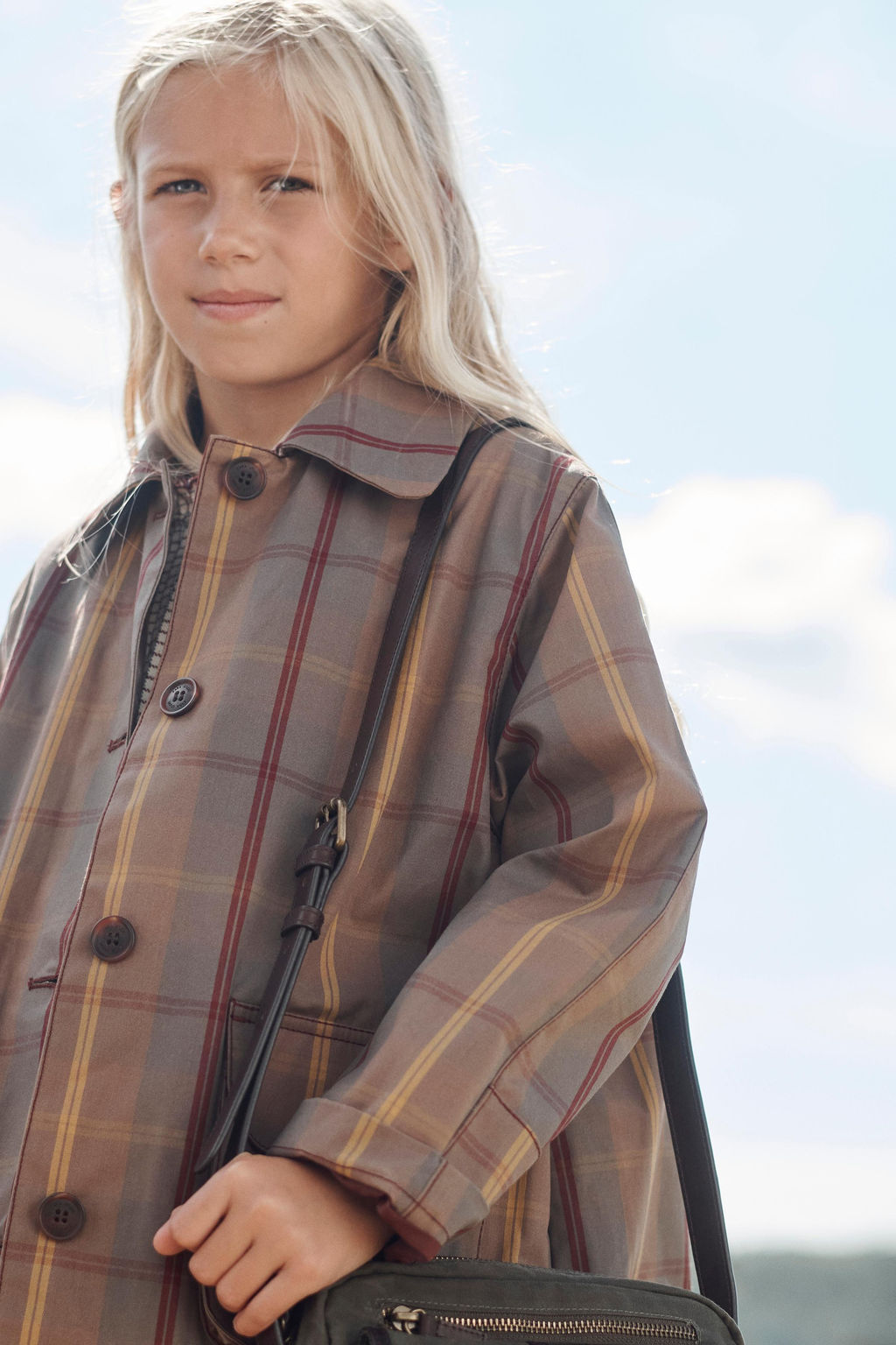 LIMITED EDITION CHECK WAXED COAT - Zara фото 2
