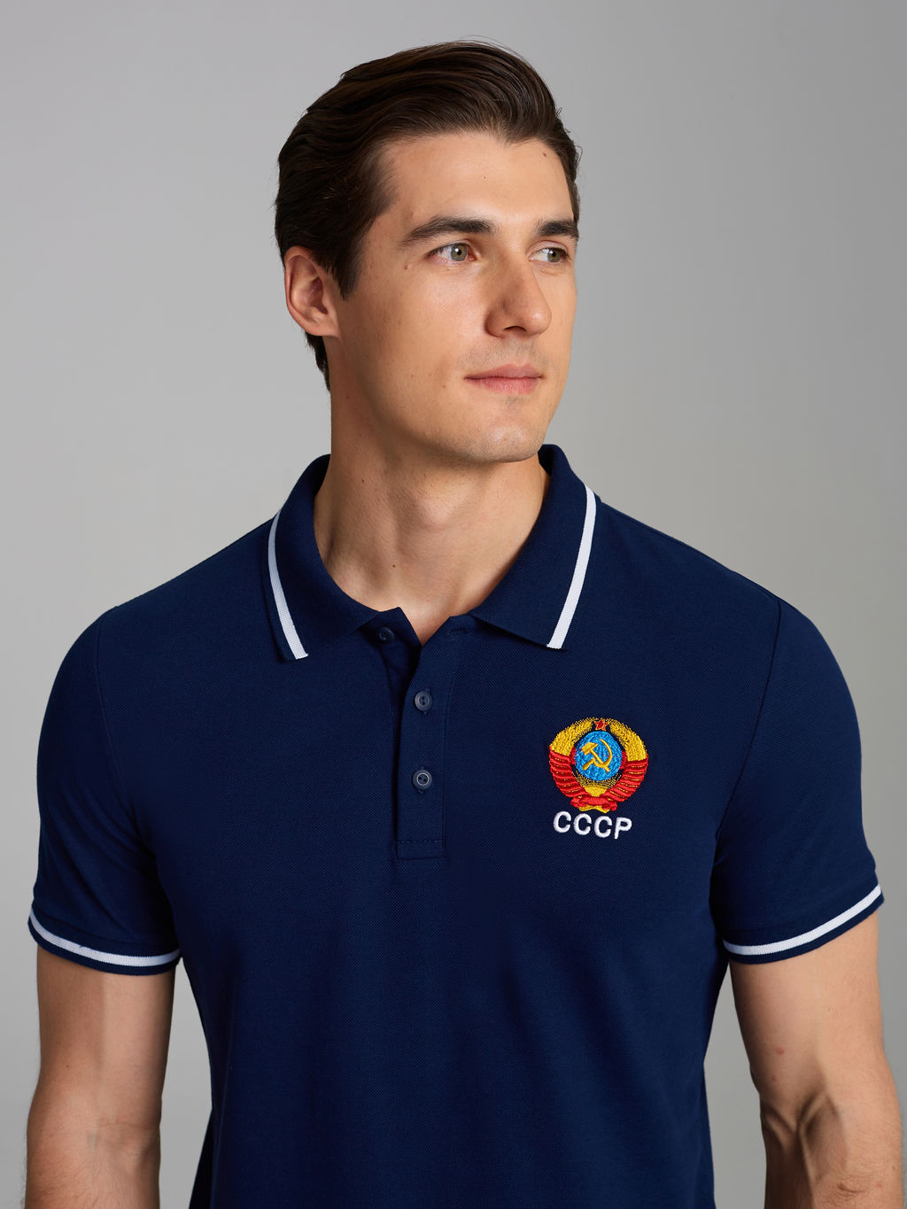 Поло мужское СССР 65M-RR-1783 RED-N-ROCKS - Addic фото 3