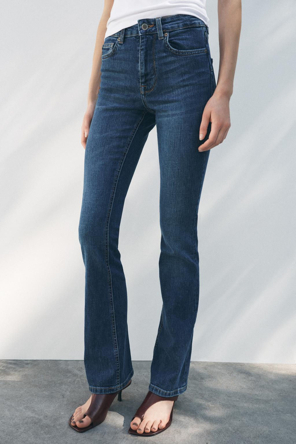 ZW COLLECTION BOOTCUT FULL LENGTH MID-WAIST JEANS - Zara фото 22
