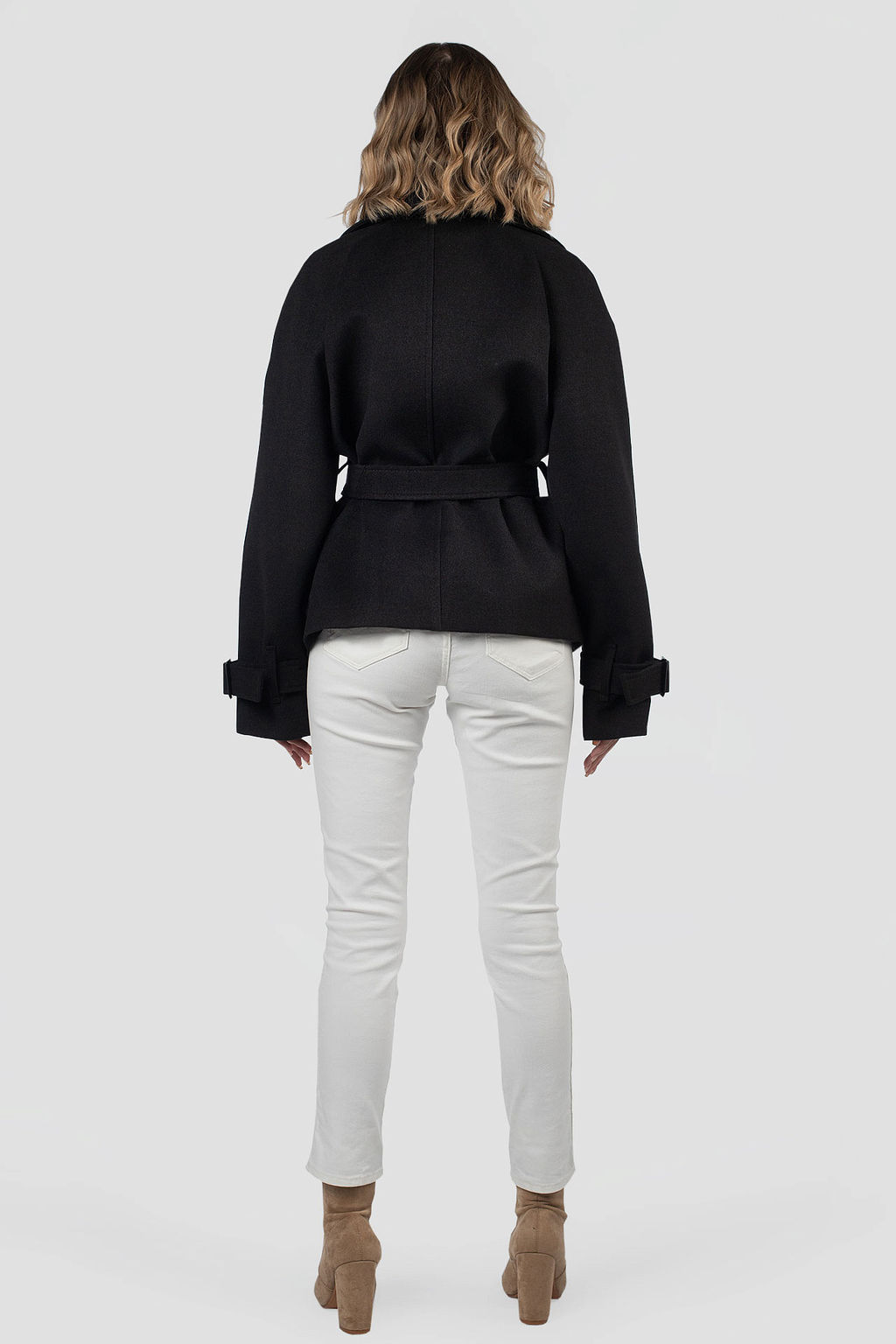 01-12222 Пальто женское демисезонное (пояс) - El podio фото 5