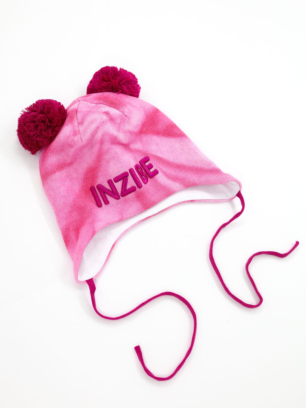 Шапка на завязках, розовая - Inzibe фото 7