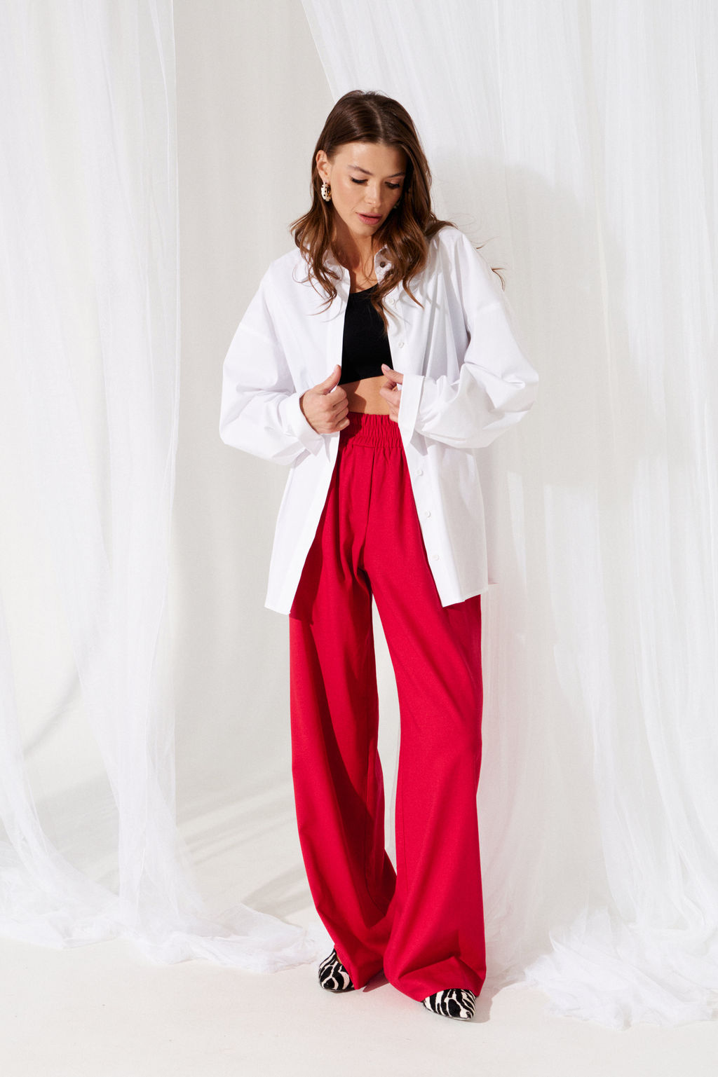 блузка женская - Elletto фото 4