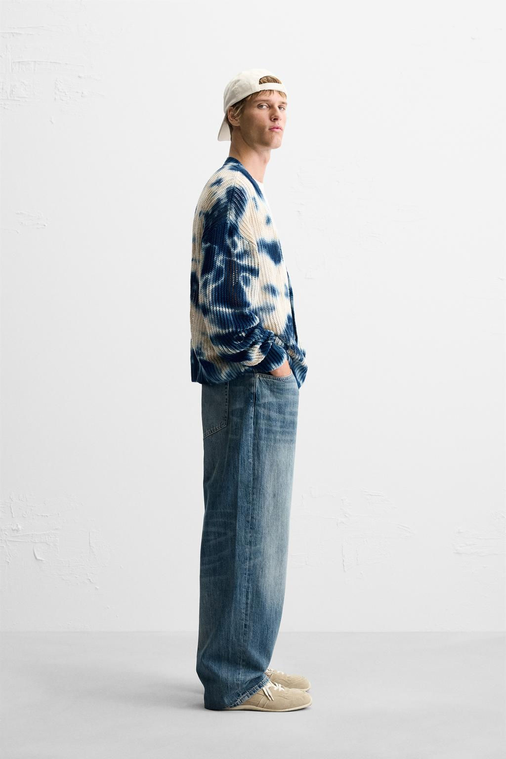 TIE-DYE PRINT CARDIGAN - Zara фото 4