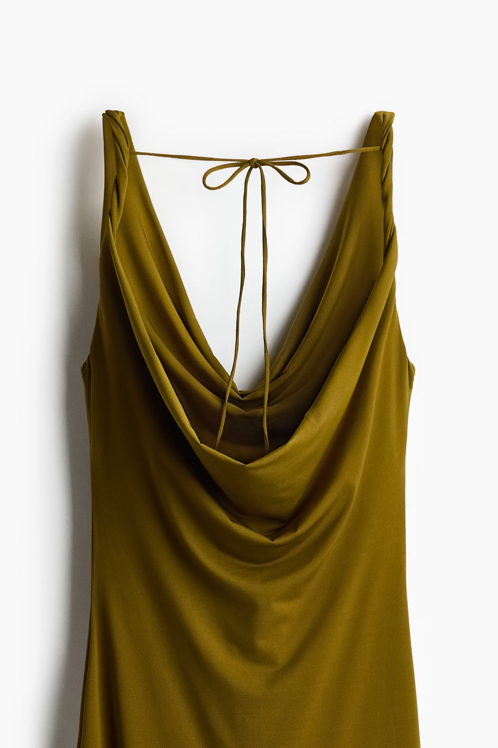 Vestido drapeado de punto - H&m фото 3