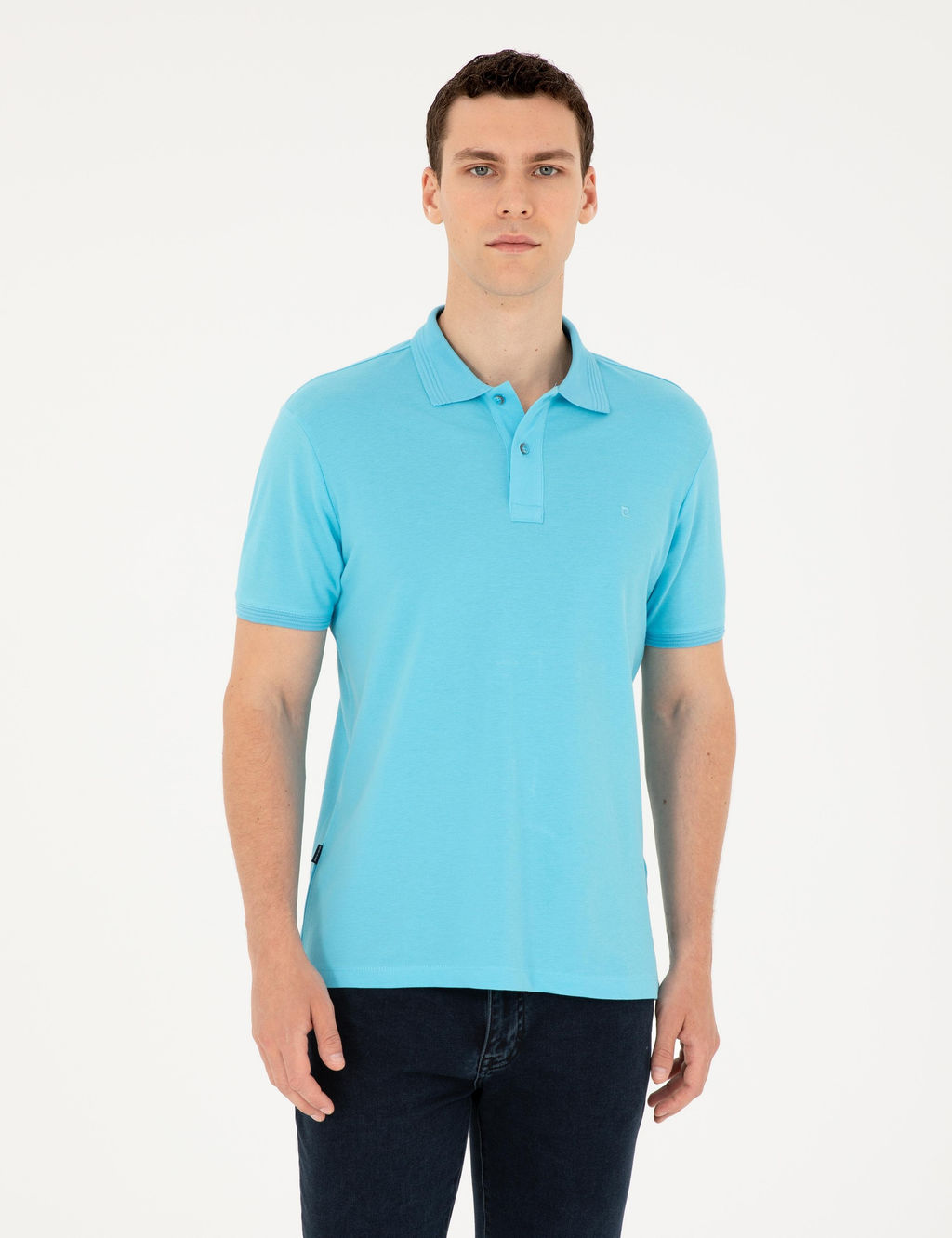 Turkuaz Slim Fit Basic Ti__rt