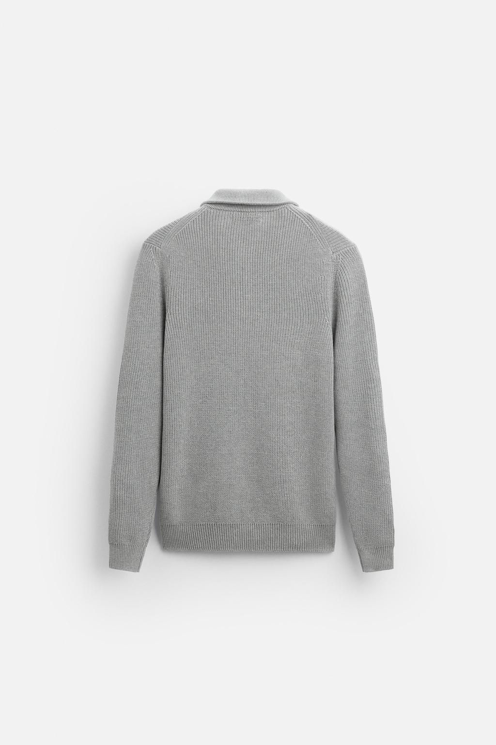 QUARTER-ZIP SWEATER - Zara фото 39