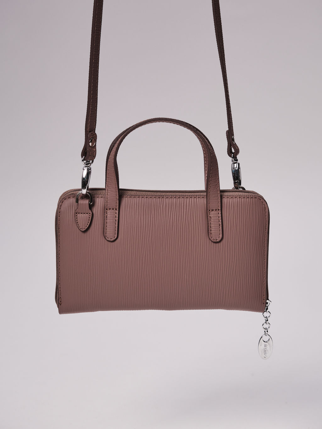 Сумка кожаная Azaro 30850 фиолетовый шепот