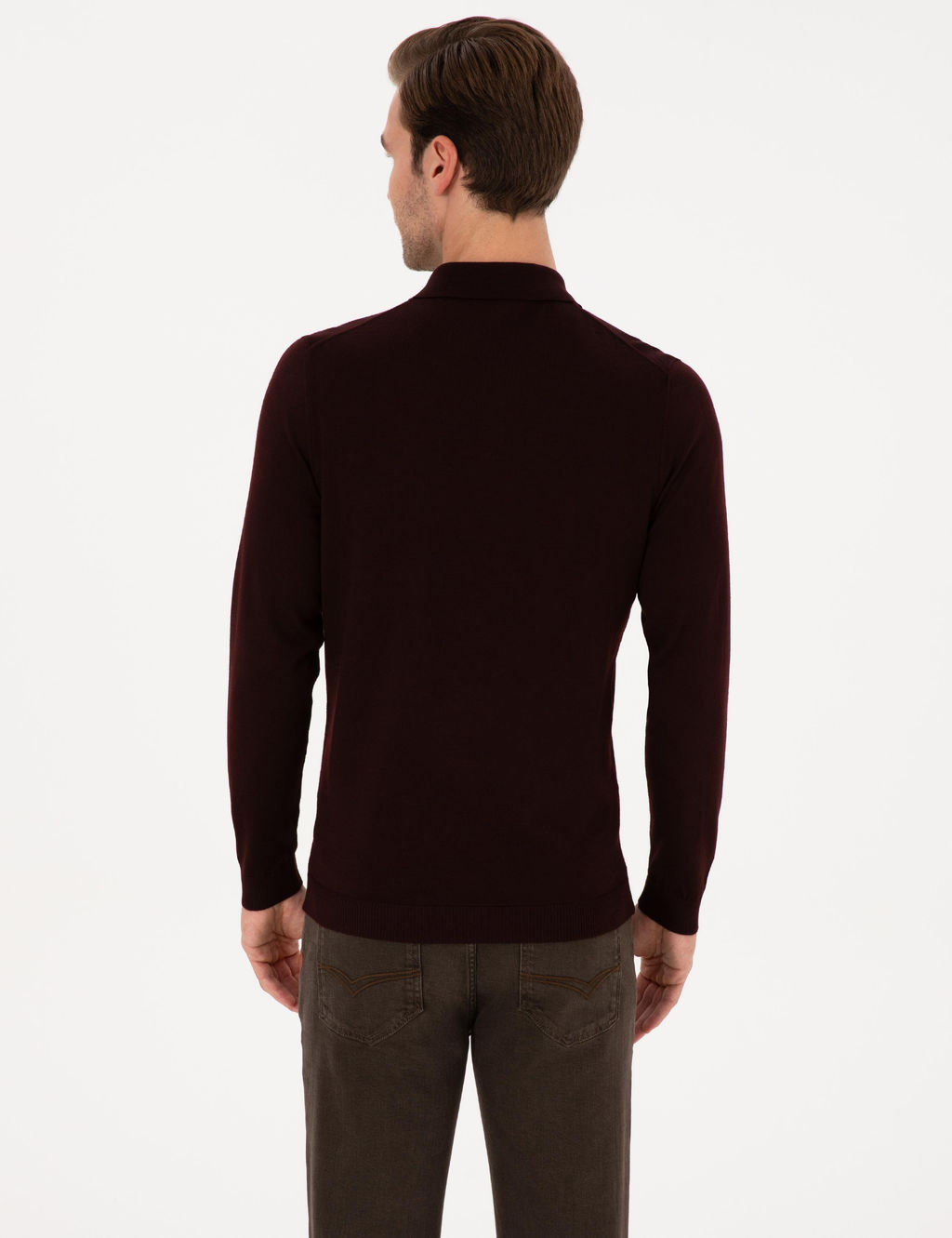 Bordo Slim Fit Basic Kazak - Cacharel фото 5