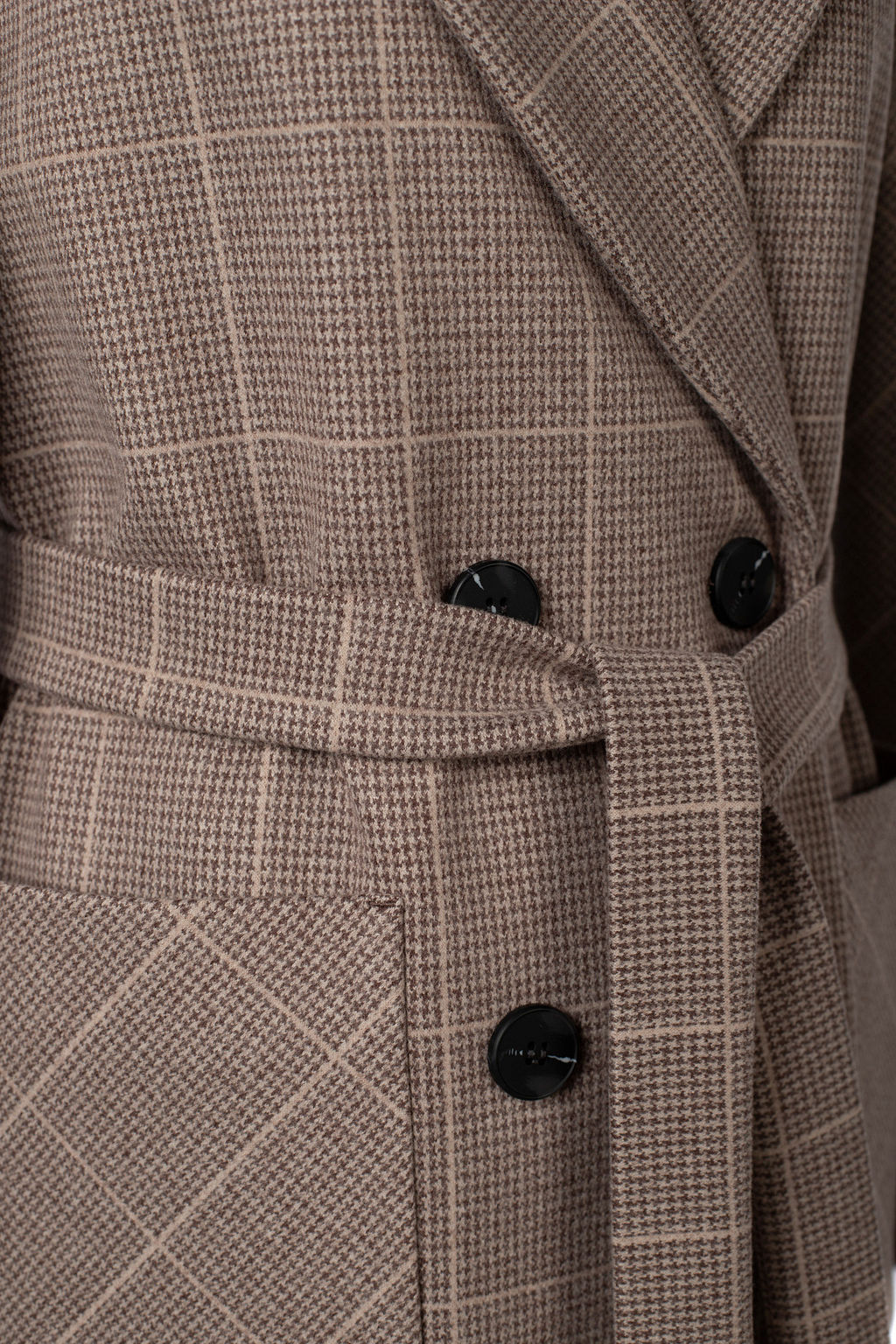 Пальто женское демисезонное (пояс) - El podio фото 11