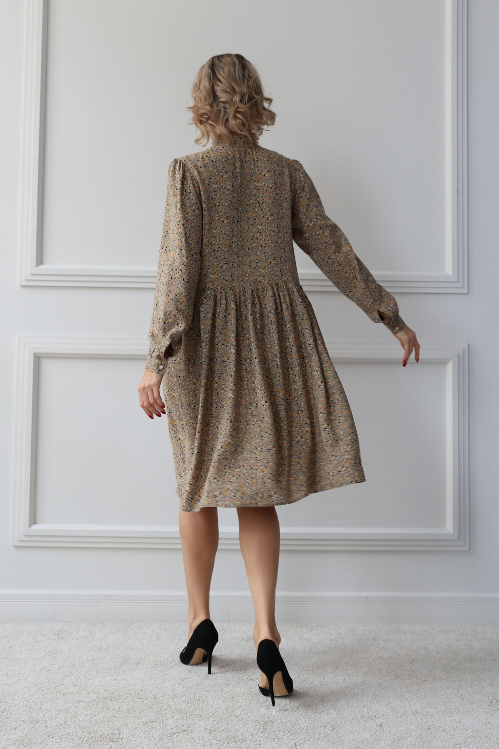 Платье с длинным рукавом - Looklikecat фото 4