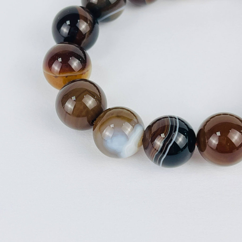 Браслет из кофейного Агата - Радуга самоцветов фото 3