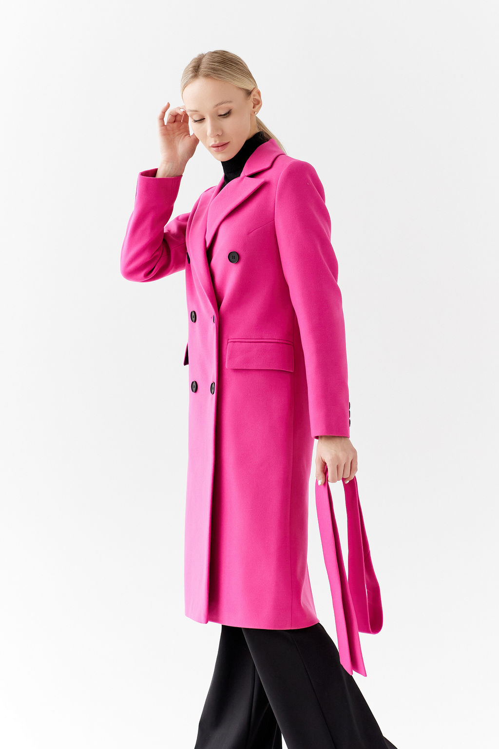 Пальто женское демисезонное 25775 (вино) - Kankan фото 22