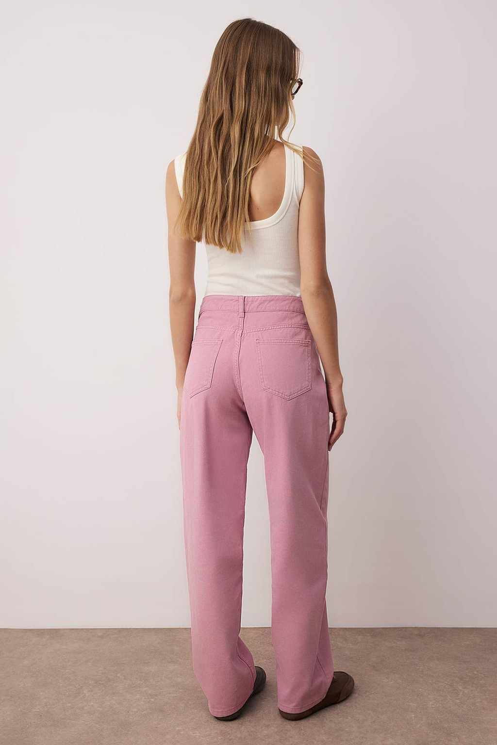 Gul Kurusu Normal Bel Loose Baggy Jeans TWOAW26JE00016 - Trendyolmilla фото 4