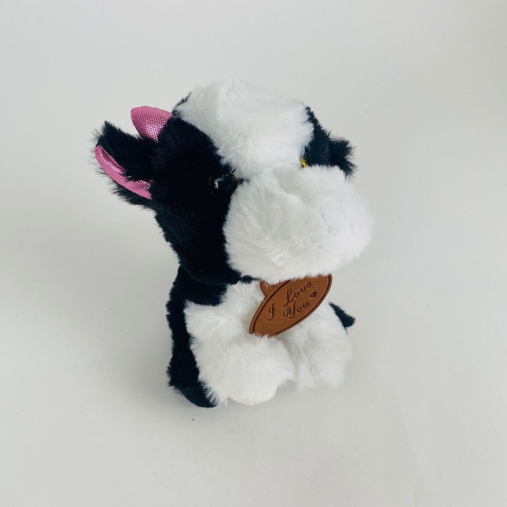 Мягкая игрушка Коровка с подвеской I love you 15 см в ассортименте - Storyland фото 2