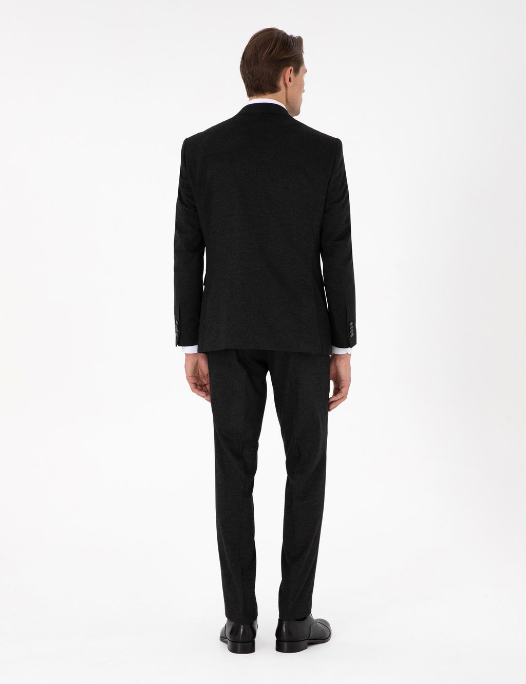 Antrasit Slim Fit Tak_m Elbise