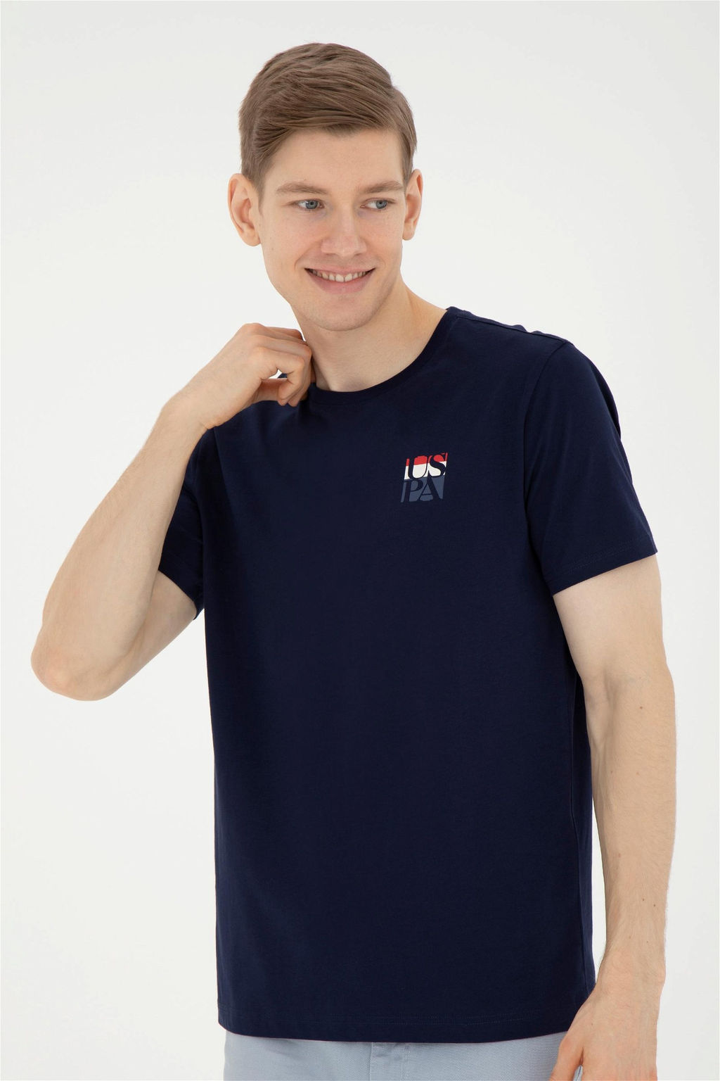 Мужская темно-синяя футболка - U.s. polo assn фото 3