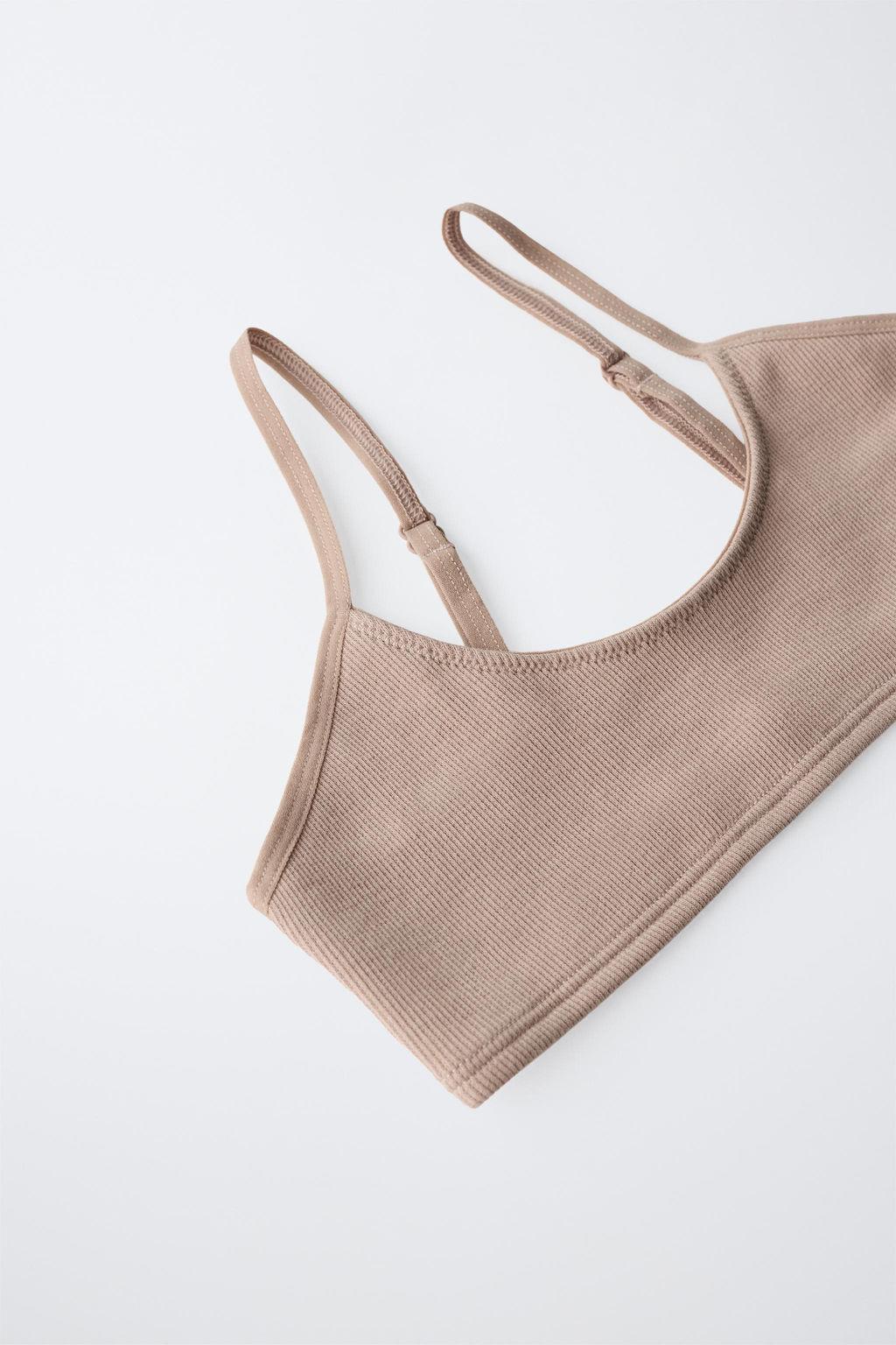 8-14 A?OS/ PACK TRES TOPS RIB / Tostado - Zara фото 2