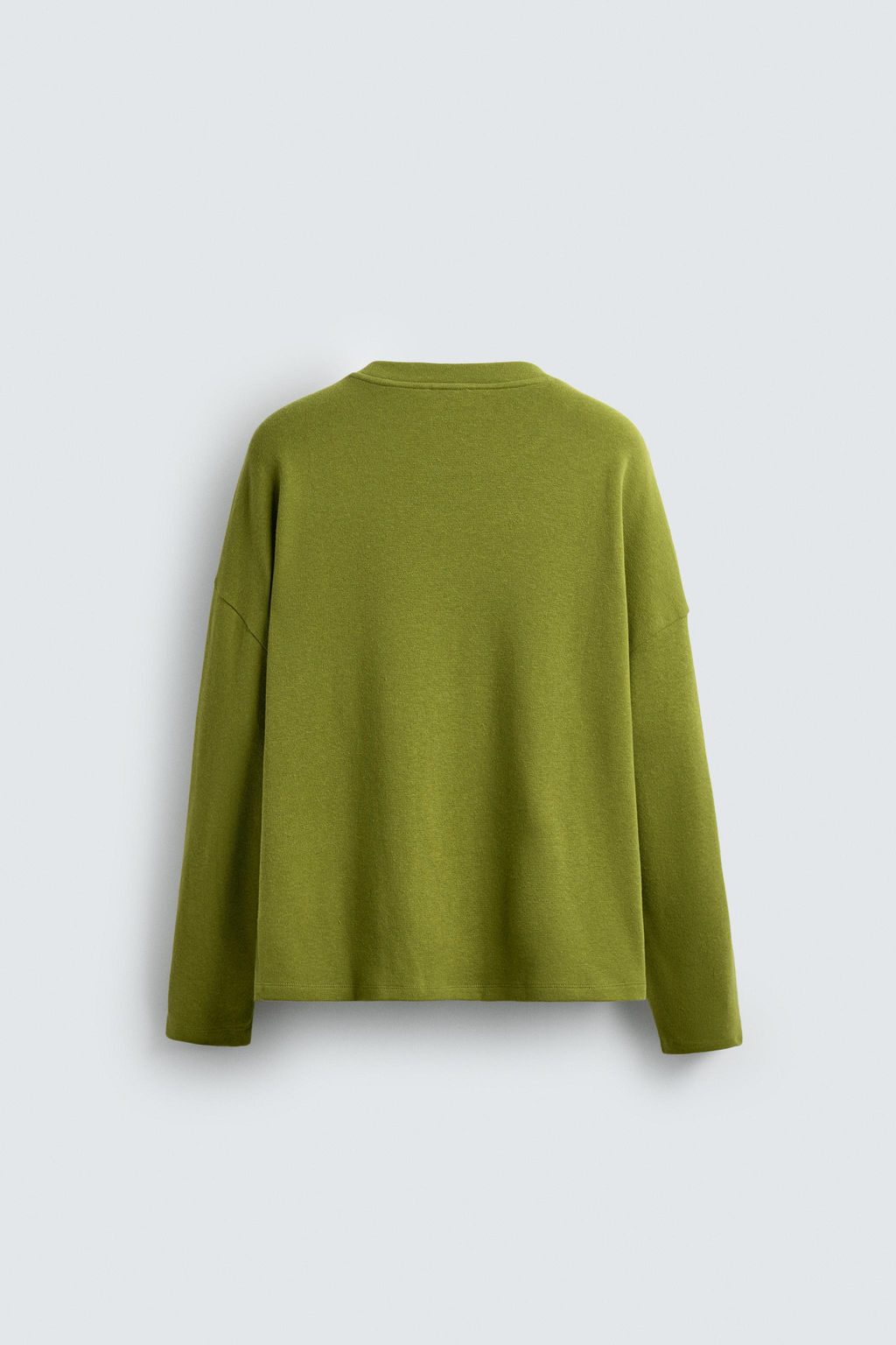 COTTON/LINEN SWEATSHIRT - Zara фото 8