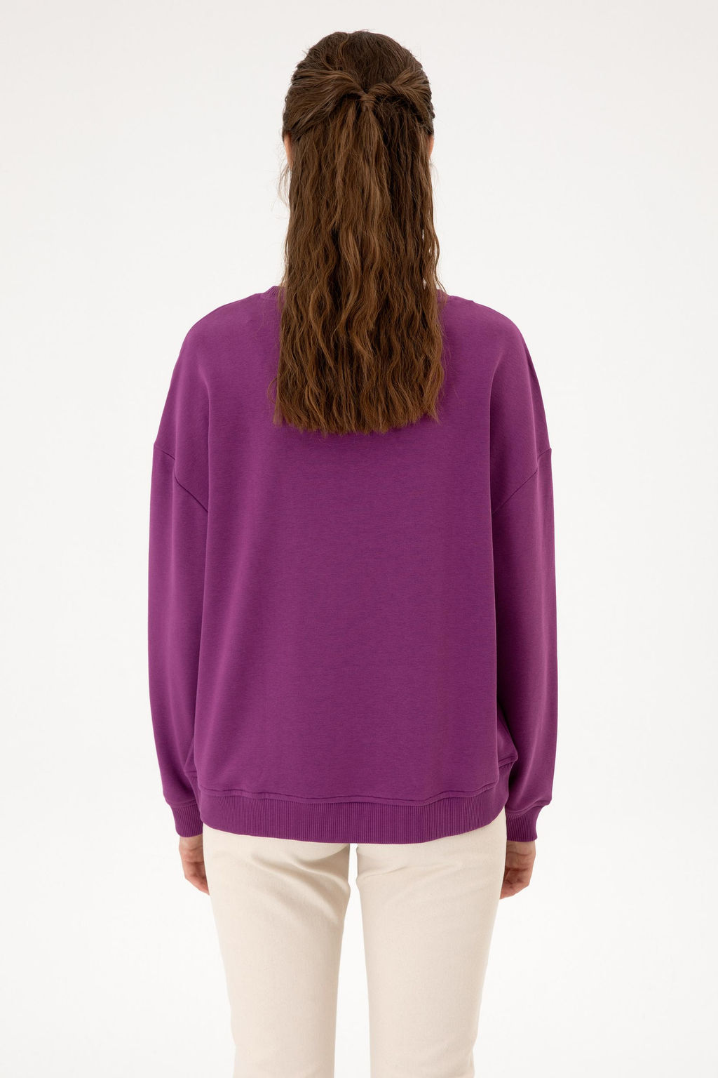Kad_n Menek_e Sweatshirt Sepette S_rpriz _ndirim - U.s. polo assn фото 5