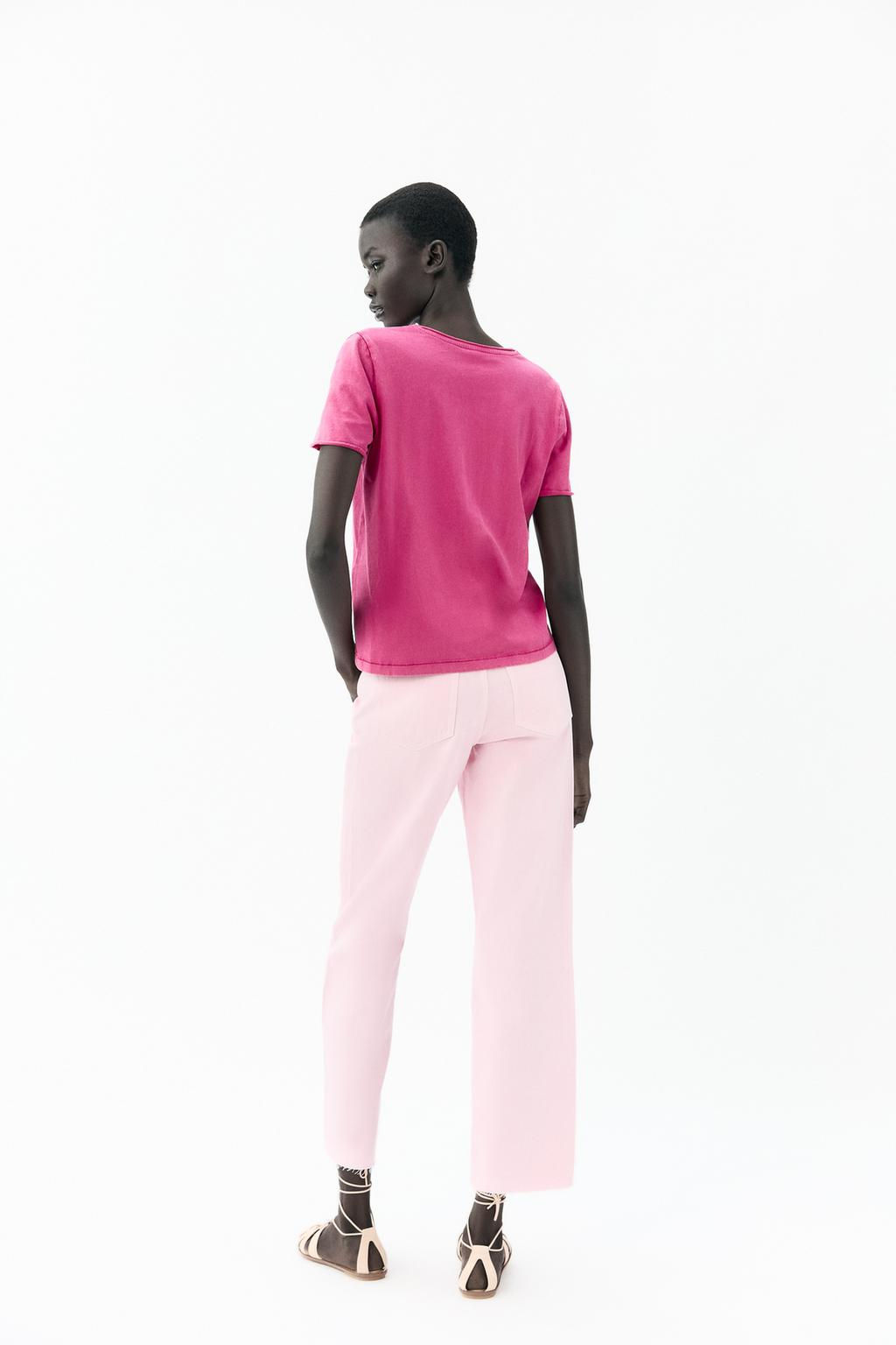 FADED SHORT SLEEVE T-SHIRT - Zara фото 24