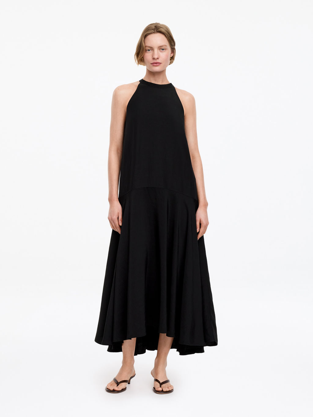 Vestido de cuello halter