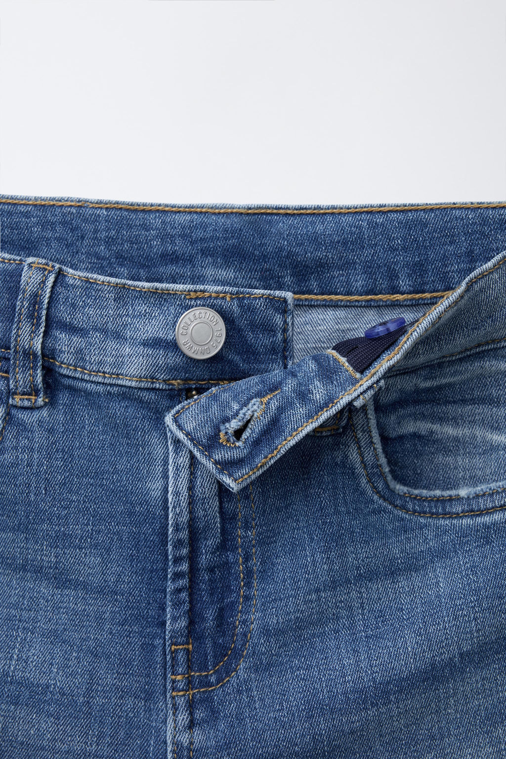 STRAIGHT DENIM BERMUDA SHORTS - Zara фото 3