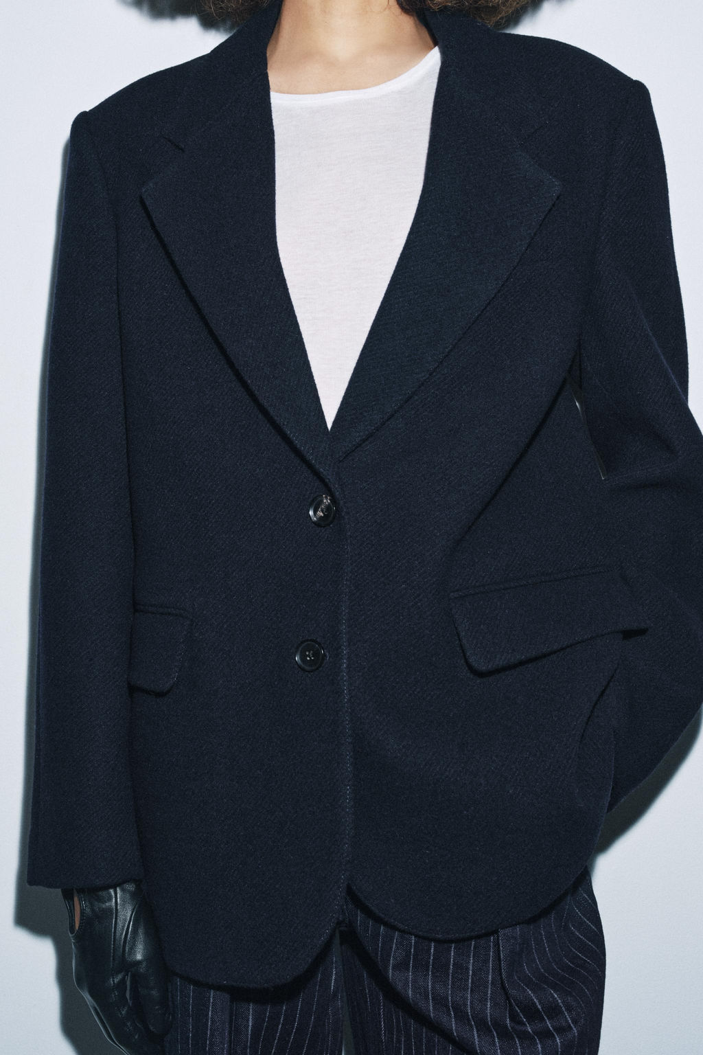 OVERSIZE WOOL BLEND BLAZER ZW COLLECTION - Zara фото 2