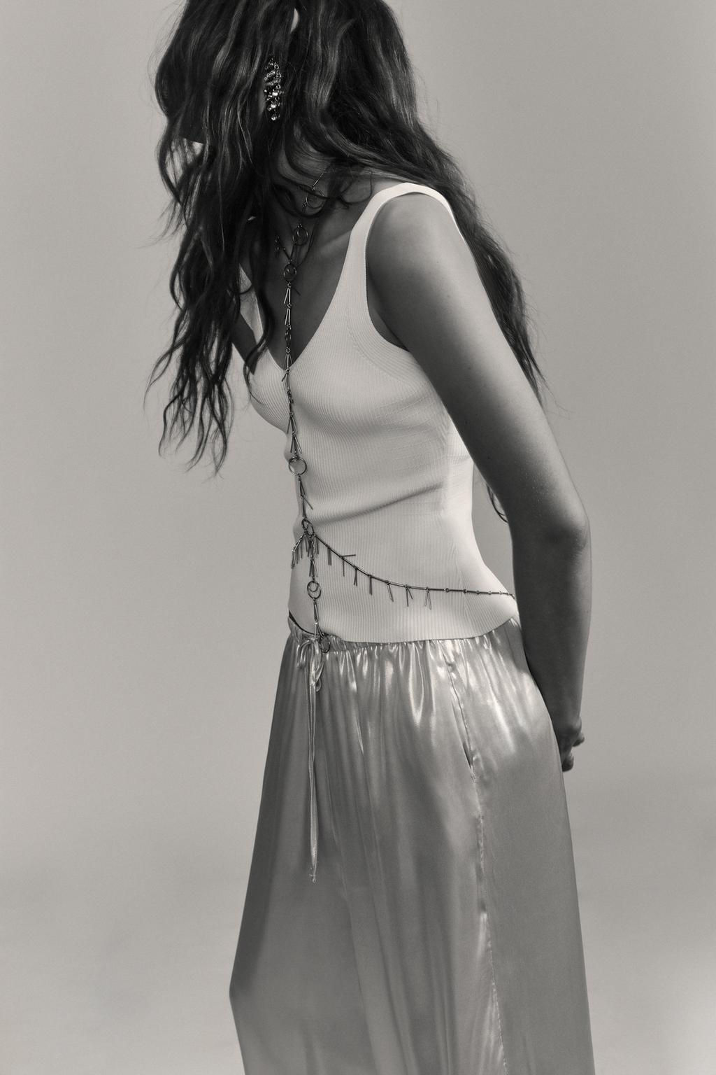 RIB KNIT TOP - Zara фото 10