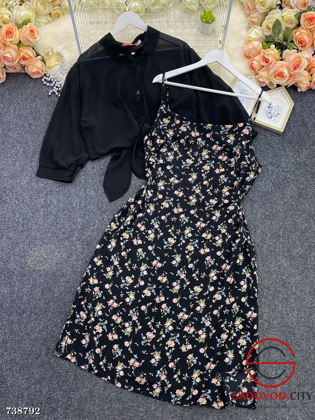 Женский летний сарафан с рубашкой - Bruno фото 3