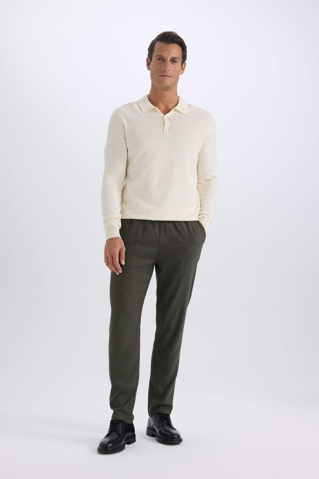 K?sl?k Jogger Pantolon Beli Bagc?kl? Cepli Duz Paca - Defacto фото 3