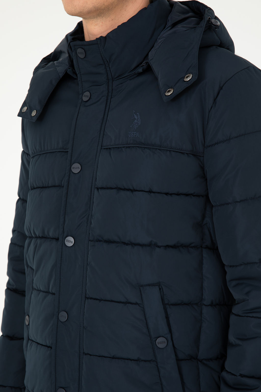 Мужское темно-синее пальто Дополнительная скидка 11% в корзине - U.s. polo assn фото 14