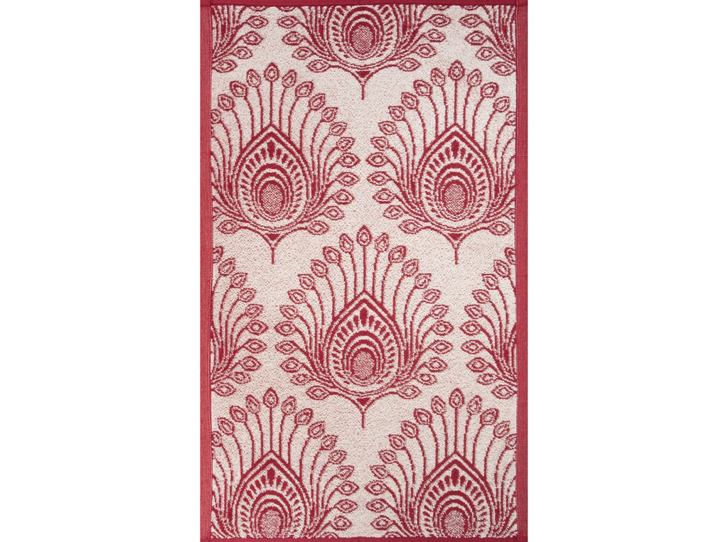 Полотенце махровое 6с104.411ж1 Павлиний глаз(бордо) 67х40см