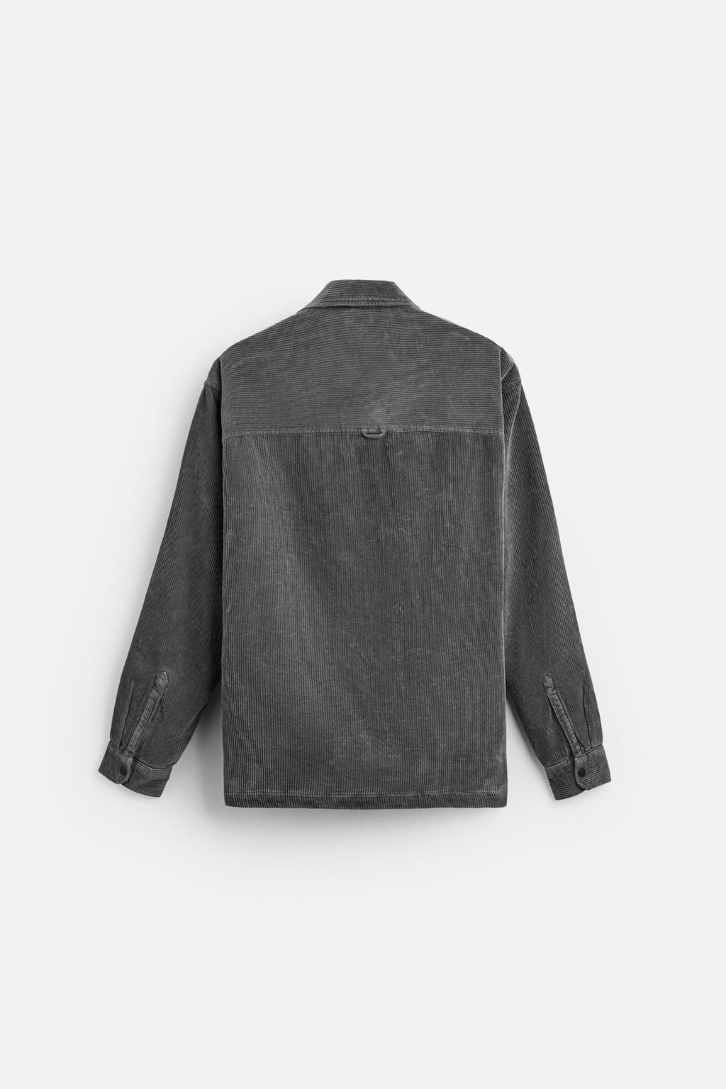 PADDED CORDUROY OVERSHIRT - Zara фото 17