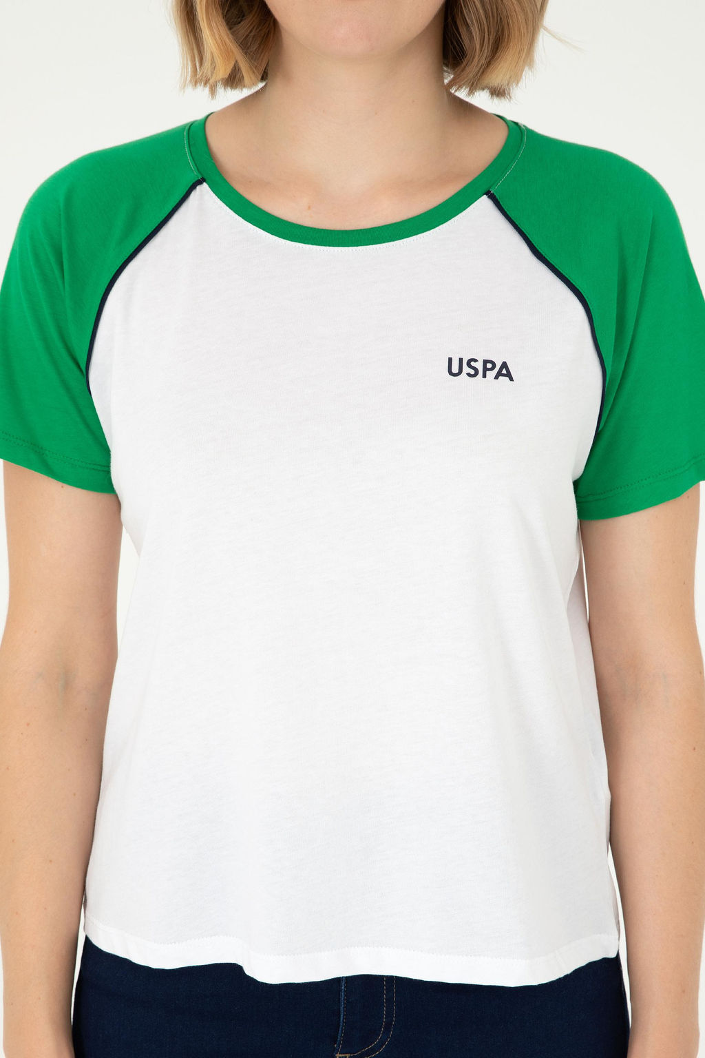 Женская зеленая футболка - U.s. polo assn фото 6