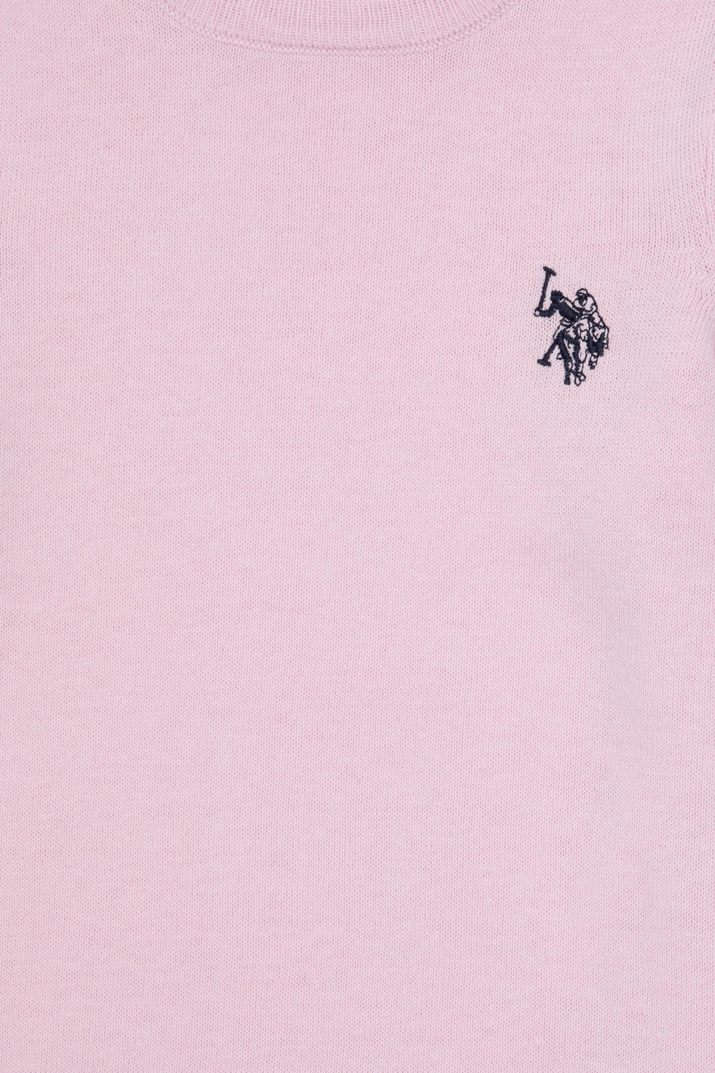 Розовый базовый свитер для девочки Неожиданная скидка в корзине - U.s. polo assn фото 4