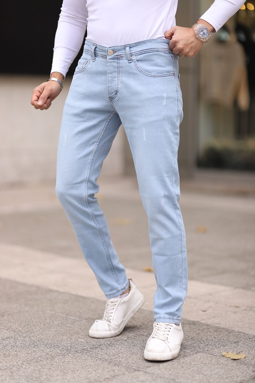 TRENDYOL MAN Antrasit Skinny T?rnakl? Jeans Kot Pantolon TMNAW25JE00013 - Trendyolmilla фото 13